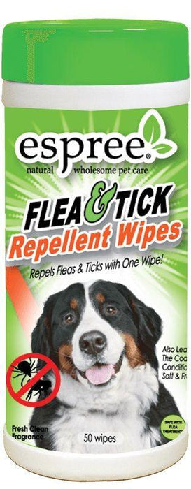 Espree Flea & Tick Repellent Wipes - 748406014572