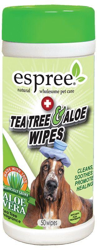 Espree Tea Tree & Aloe Wipes - 748406014237