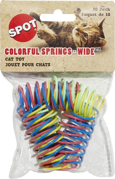 Ethical Pet Colorful Springs Wide Cat Toy - 077234025154