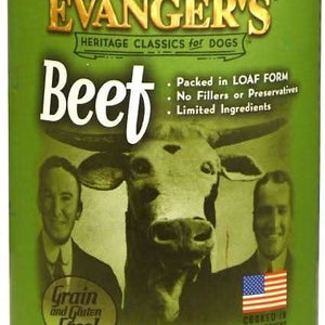 Evangers 100% Beef Classic Canned Dog Food - 077627110979