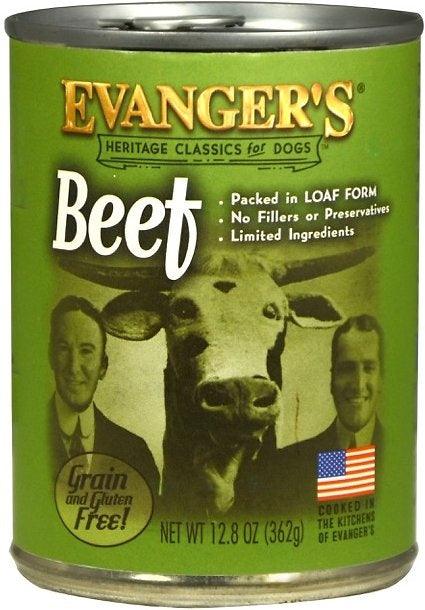 Evangers 100% Beef Classic Canned Dog Food - 077627110979