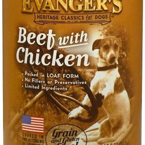 Evangers Beef with Chicken Canned Dog Food - 077627111006