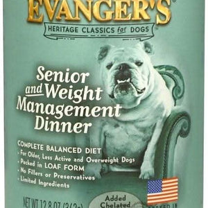 Evangers Classic Senior and Weight Management Canned Dog Food - 077627111273