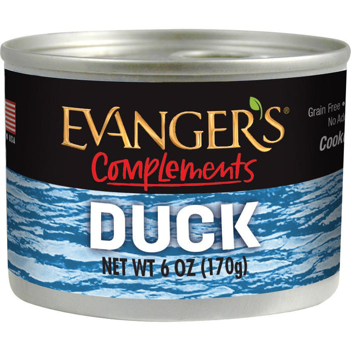 Evangers Grain Free Duck Canned Dog and Cat Food - 077627311024