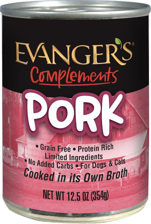 Evanger's Grain Free Pork Canned Dog & Cat Food - 077627311079