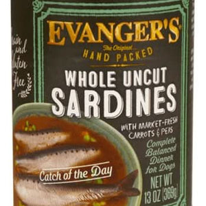 Evanger's Hand Packed Grain Free Catch of the Day Canned Dog Food - 077627211089