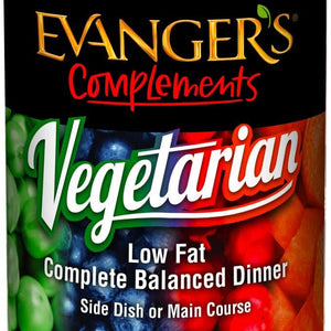 Evangers Low Fat Super Premium All Fresh Vegetarian Dinner Canine and Feline Canned Food - 077627211010