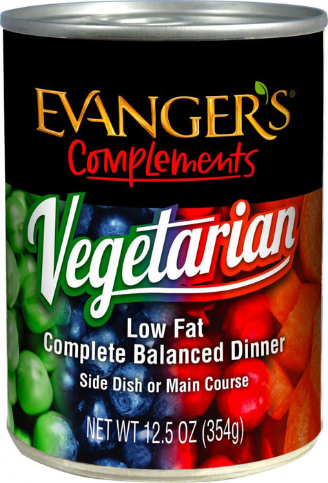 Evangers Low Fat Super Premium All Fresh Vegetarian Dinner Canine and Feline Canned Food - 077627211010