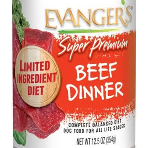 Evangers Super Premium Beef Dinner Canned Dog Food - 077627211058