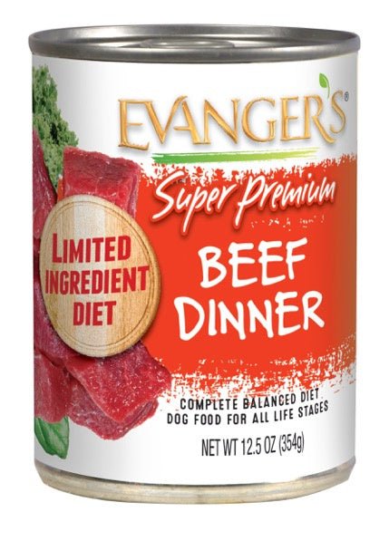 Evangers Super Premium Beef Dinner Canned Dog Food - 077627211058