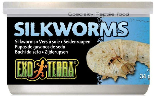 Exo Terra Canned Silkworms Specialty Reptile Food - 015561219549