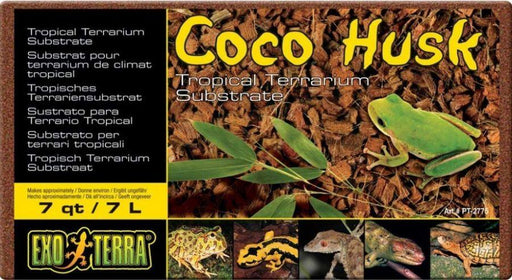 Exo Terra Coco Husk Brick Tropical Terrarium Reptile Substrate - 015561227759