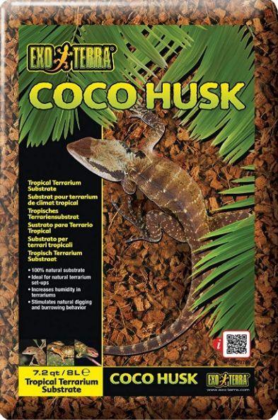 Exo Terra Coco Husk Loose Tropical Terrarium Reptile Substrate - 015561227865