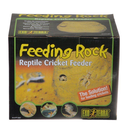 Exo-Terra Feeding Rock Reptile Cricket Feeder - 015561228213