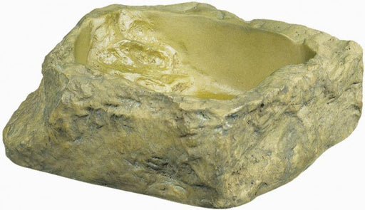 Exo-Terra Granite Rock Reptile Water Dish - 015561228015