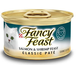 Fancy Feast Classic Salmon and Shrimp Canned Cat Food - 500001038785