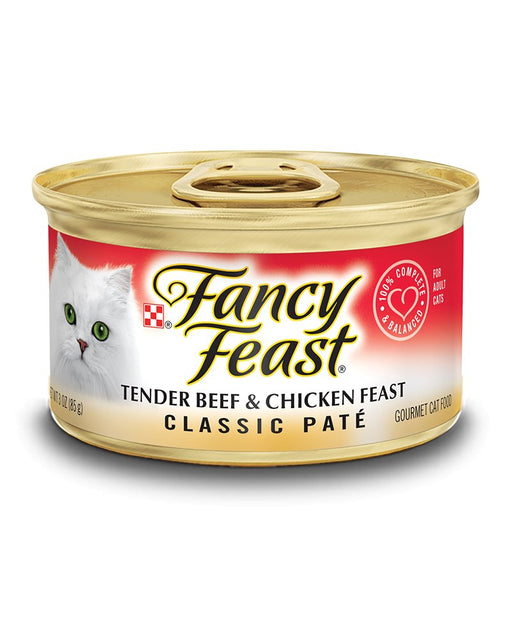 Fancy Feast Classic Tender Beef and Chicken Feast Canned Cat Food - 10050000429742