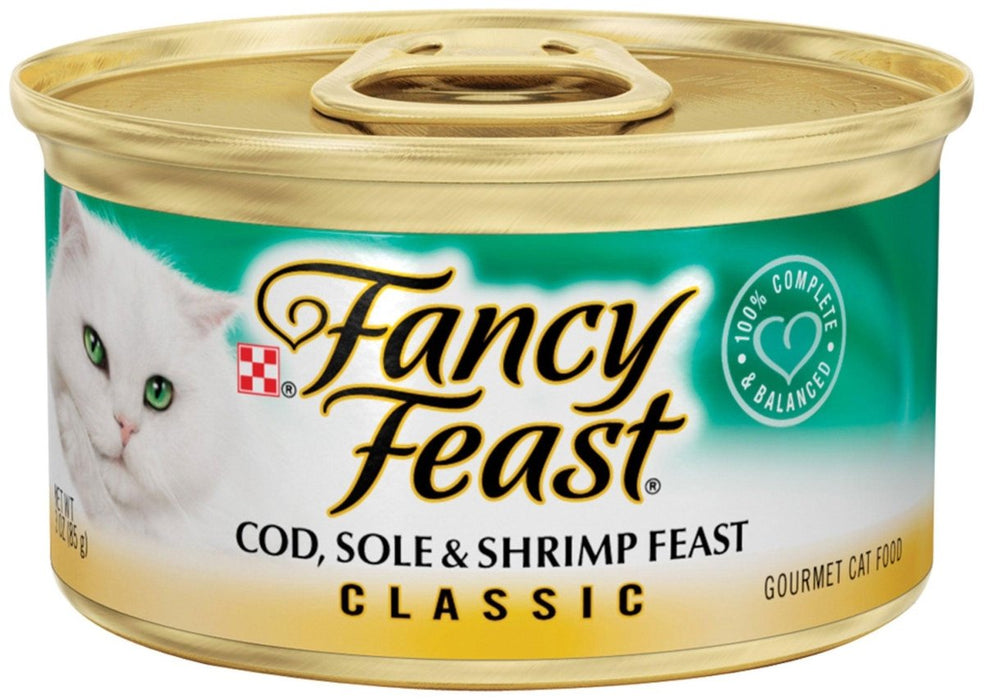 Fancy Feast Cod, Sole and Shrimp Canned Cat Food - 10050000428943
