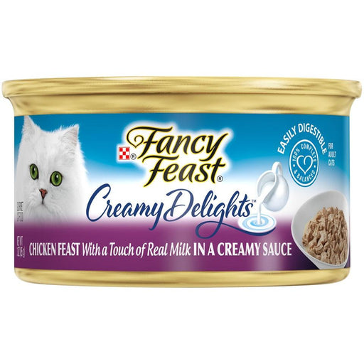 Fancy Feast Creamy Delights Chicken Feast in a Creamy Sauce Canned Cat Food - 00050000168255