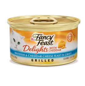 Fancy Feast Delights Whitefish and Cheddar Cheese Canned Cat Food - 00050000579365