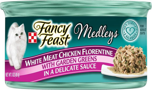 Fancy Feast Elegant Medleys Chicken Florentine Canned Cat Food - 00050000570188