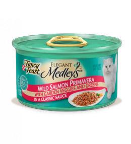Fancy Feast Elegant Medleys Salmon Primavera Canned Cat Food - 00050000574919