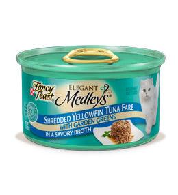 Fancy Feast Elegant Medleys Shredded Tuna Canned Cat Food - 00050000570591