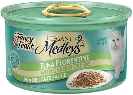 Fancy Feast Elegant Medleys Tuna Florentine Canned Cat Food - 00050000570577