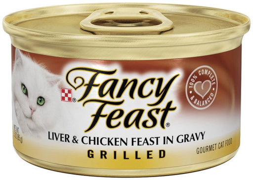 Fancy Feast Grilled Liver and Chicken Canned Cat Food - 00050000100880