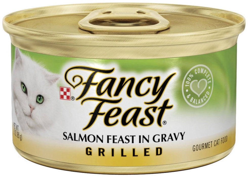 Fancy Feast Grilled Salmon Canned Cat Food - 00050000614905