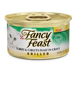 Fancy Feast Grilled Turkey and Giblets Feast Canned Cat Food - 00050000579891