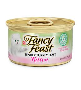 Fancy Feast Kitten Tender Turkey Feast Canned Cat Food - 00050000575015