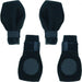 Fashion Pet Arctic Fleece Dog Boots - Black - 077234120125