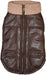 Fashion Pet Brown Bomber Dog Jacket - 660204025386