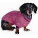 Fashion Pet Cable Knit Dog Sweater - Pink - 077234800485