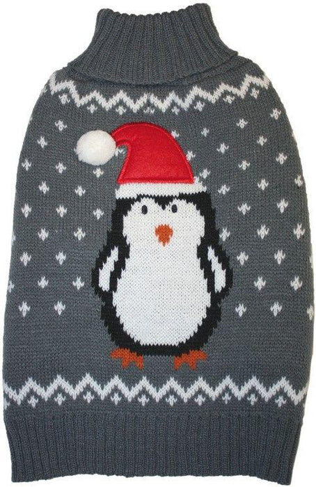 Fashion Pet Gray Penguin Dog Sweater - 660204024532
