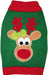 Fashion Pet Green Reindeer Dog Sweater - 660204024587