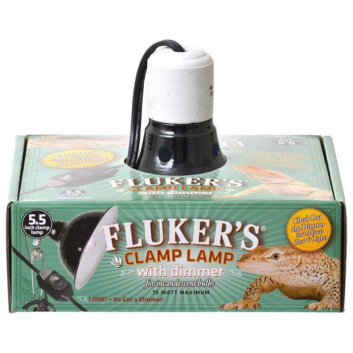 Flukers Clamp Lamp with Dimmer - 091197270055