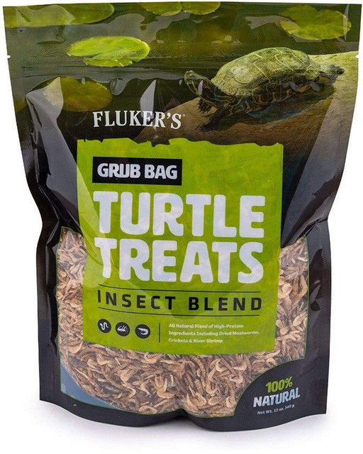 Flukers Grub Bag Turtle Treat - Insect Blend - 091197720338
