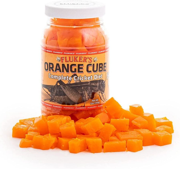 Flukers Orange Cube Complete Cricket Diet - 091197713019