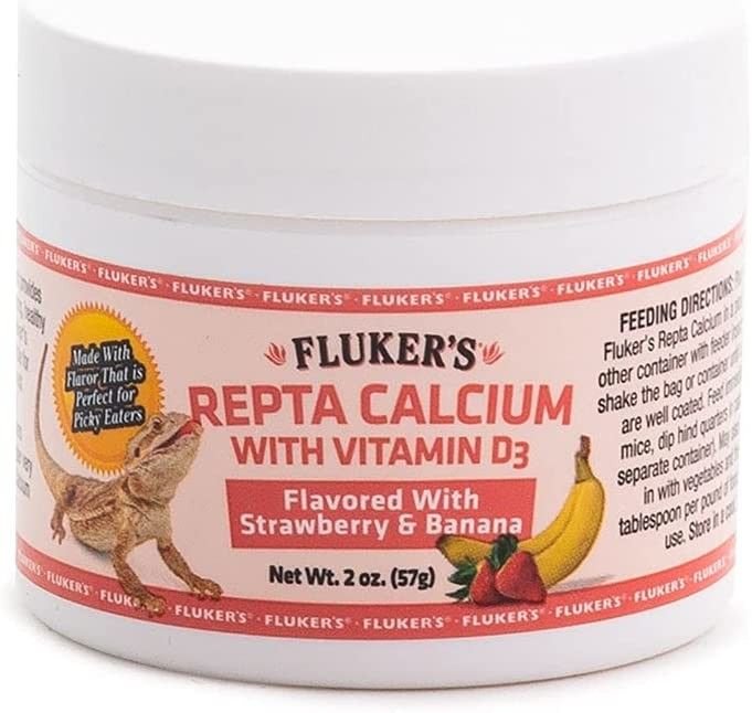 Flukers Strawberry Banana Flavored Repta Calcium - 091197730184