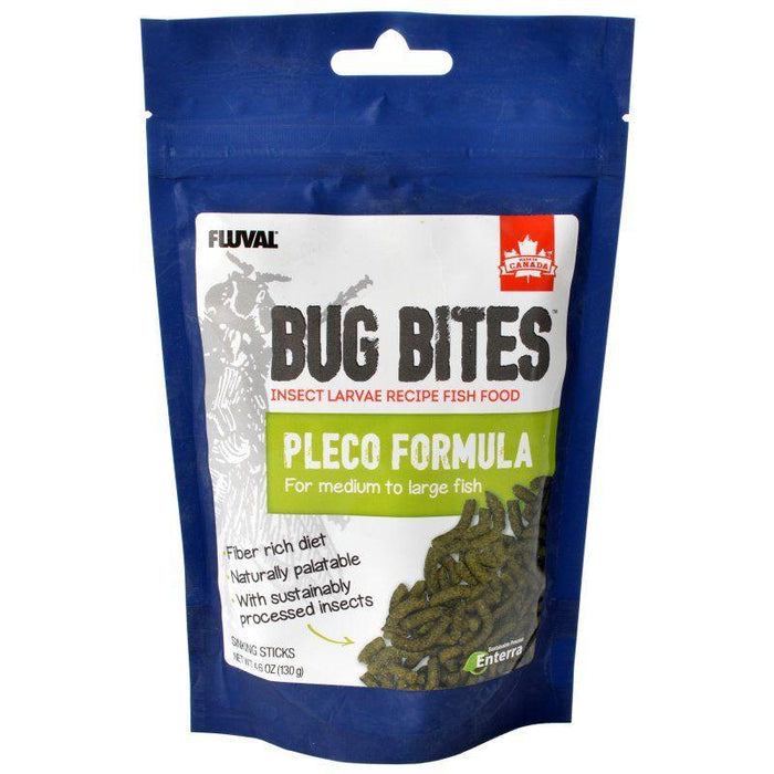 Fluval Bug Bites Pleco Formula Sticks for Medium-Large Fish - 015561165877