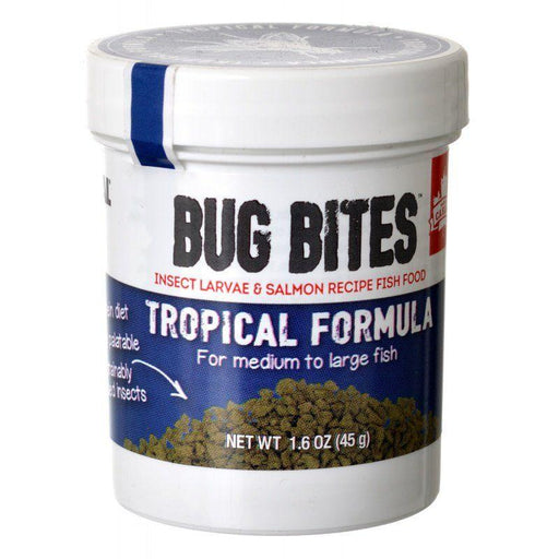 Fluval Bug Bites Tropical Formula Granules for Medium-Large Fish - 015561165785