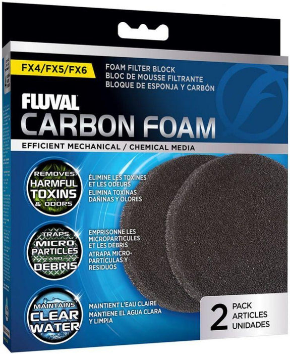 Fluval FX5/6 Replacement Carbon Impregnated Foam Pad - 015561102490