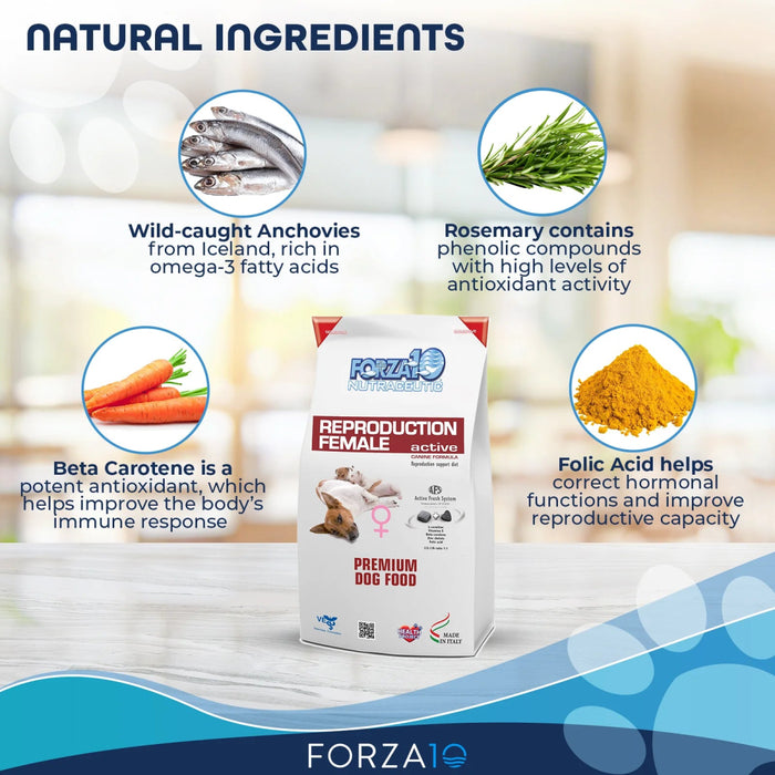 Forza10 Nutraceutic Active Reproductive Female Diet Dry Dog Food - 8020245706651