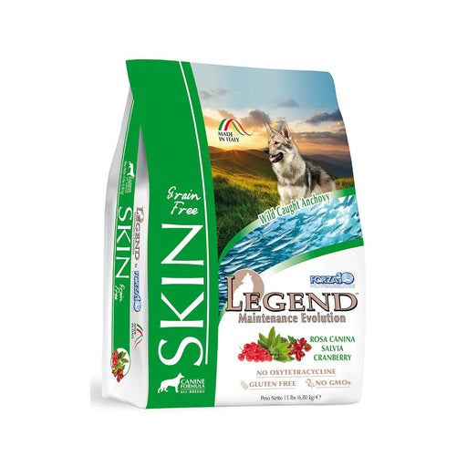Forza10 Nutraceutic Legend Skin Grain-Free Wild Caught Anchovy Dry Dog Food - 8020245708402