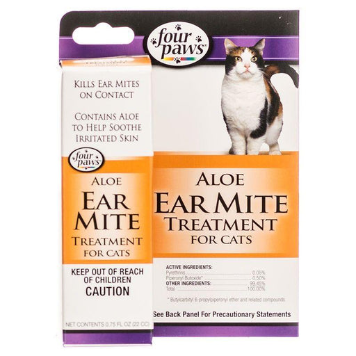 Four Paws Ear Mite Remedy for Cats - 045663017323