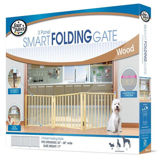 Four Paws Free Standing Gate for Small Pets - 045663572037