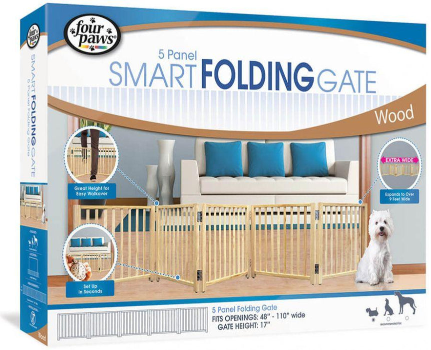 Four Paws Free Standing Gate for Small Pets - 045663572051
