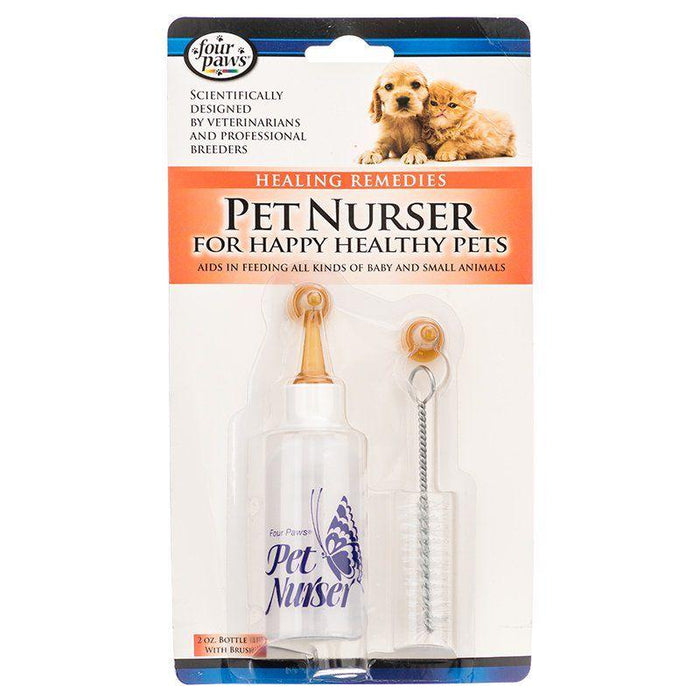 Four Paws Pet Nurser Bottle with Brush Kit - 045663100001